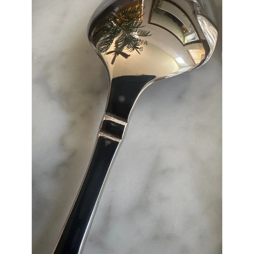 Oneida Garnet Stainless Teaspoons Set of 4 Glossy 18/10 Flatware 6 inch OHSGARN